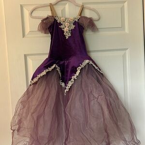 Revolution purple dress / dance costume Large Child